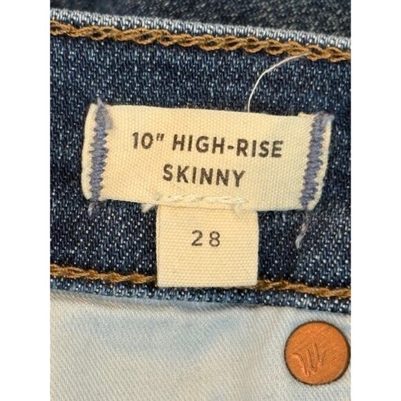 Madewell 10” High-Rise 5-Pocket Skinny Jeans – Size 28 - Picture 7 of 8